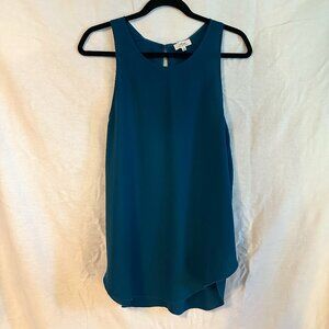 Aritzia Wilfred Sleeveless Teal Tank Top Blouse